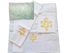 Gluten-free Hosts and altar linen cloths
