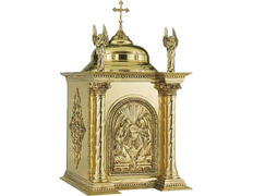 Tabernacle with standing angels