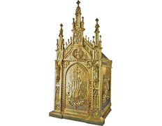 Gothic bronze tabernacle