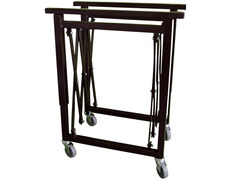 Extendable barrow stand with wheels