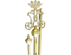 Add to Cart Golden entandarte holder wand with insignia of Mary Golden entandarte holder wand with insignia of Mary