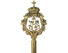 Guild Wand with gold JHS