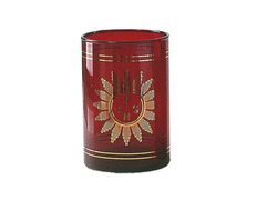 Holy Vase of decorated red glass