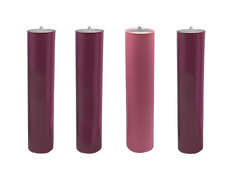 Paraffin candles for Advent wreath | 2 colors