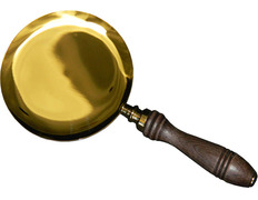 Metal Communion tray with handle