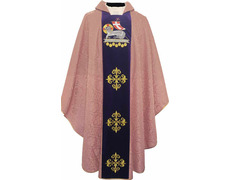 Add to Cart Advent chasuble for priest | Gaudete Catholic Church Advent chasuble for priest | Gaudete Catholic Church