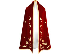 Velvet mantle for image of the Virgin Mary
