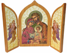 Religious triptychs | Holy Family Byzantine style