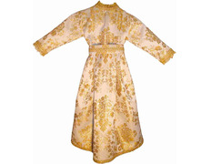 Brocade dress for image of the Virgin Mary