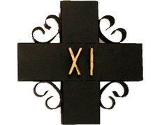 Add to Cart Via Crucis with painted forge stations Via Crucis with painted forge stations