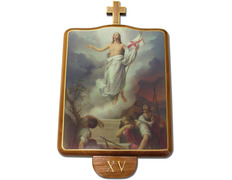 Add to Cart Via Crucis of fifteen stations of walnut wood Via Crucis of fifteen stations of walnut wood