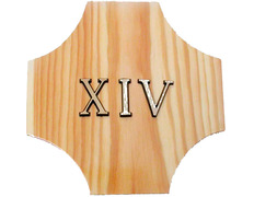 Add to Cart Via Crucis with red pine stations Via Crucis with red pine stations