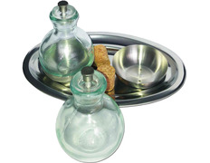 Add to Cart Glass and stainless steel cruets Glass and stainless steel cruets