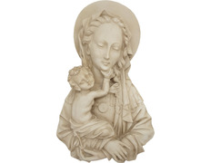 Virgin of Joy in alabaster | Catholic paintings