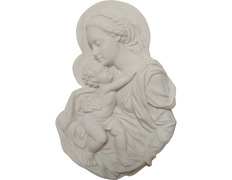 Virgin and Child in alabaster | Catholic figurines