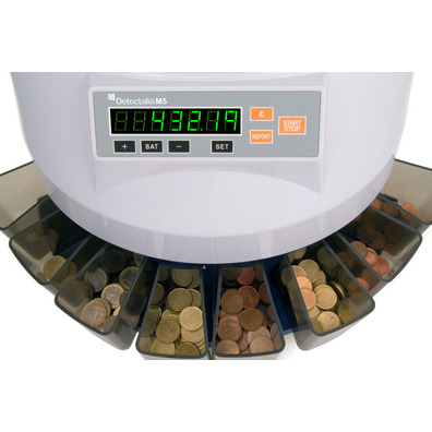 Digital coin sorter counter