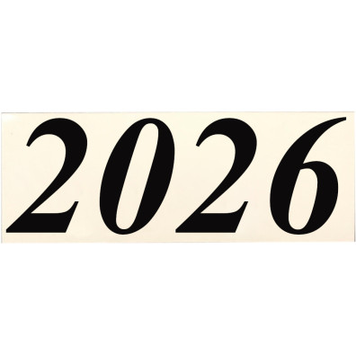 Adhesive sticker for Paschal Candle | Year 2026