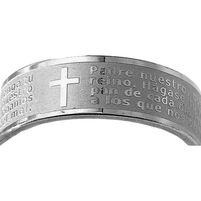 Steel Our Father Ring