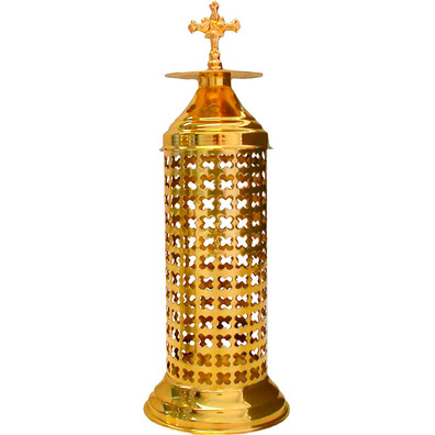 Sconce of the Blessed Sacrament with golden color Cross
