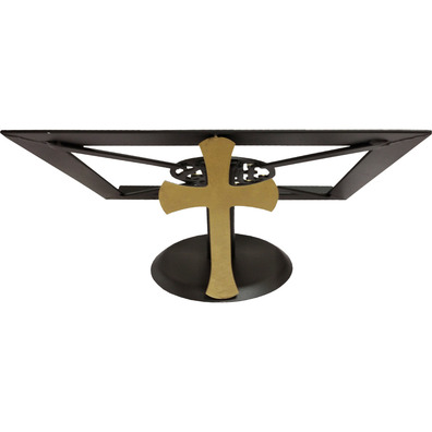 Catholic Church tabletop lectern | Wrought iron black