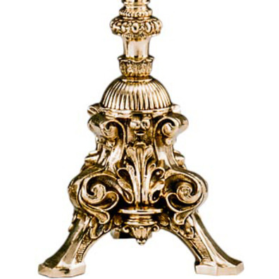 Lectern of adjustable foot of bronze