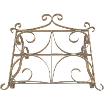 Church lectern made of wrought iron | Golden color
