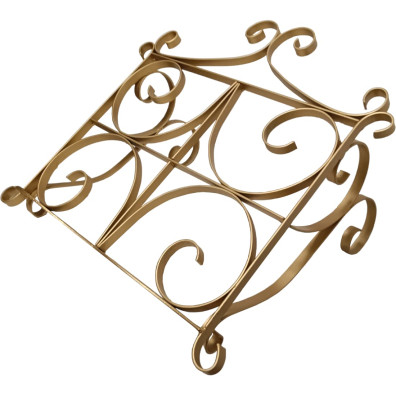Church lectern made of wrought iron | Golden color