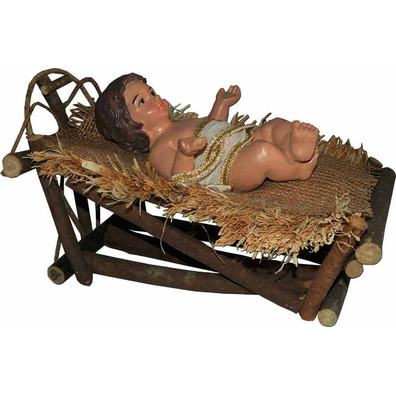 Baby Jesus with crib for Nativity