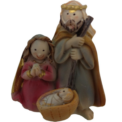 Christmas nativity scene of the Holy Family