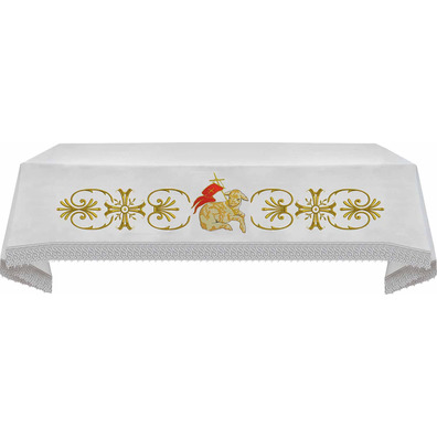 Church altar cloth | Agnus Dei Embroidery