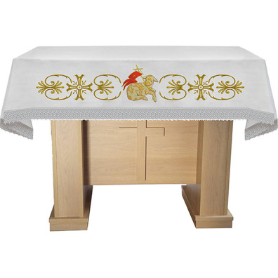 Church altar cloth | Agnus Dei Embroidery