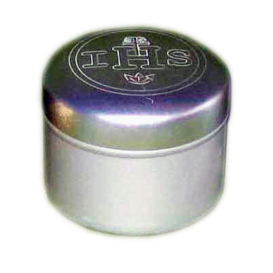 Aluminum box for shapes with engraved lid