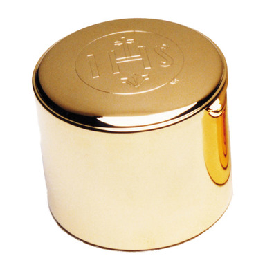 Shape box with gold plating - 6.5 cm high