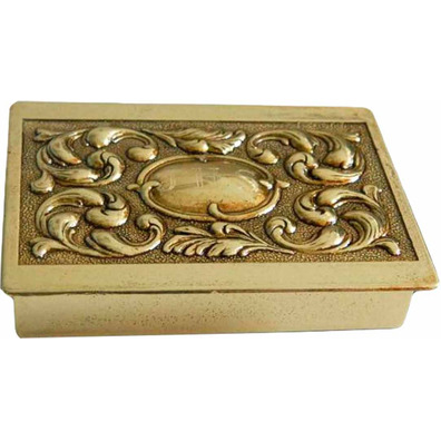 Key box made of bronze with JHS