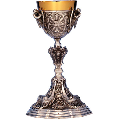 Silver Chalice with Angels