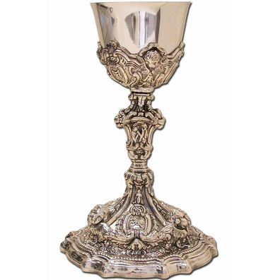 Rococo bronze chalice