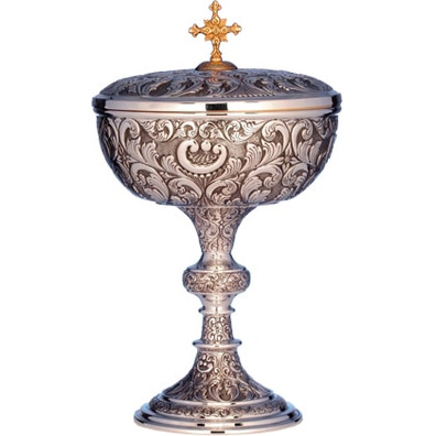 Convertible silver chalice-ciborium
