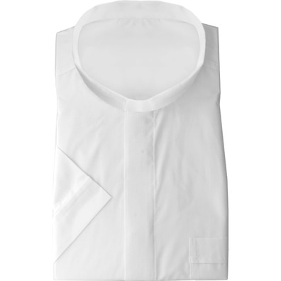 White Catholic Church clergy shirt  | S/S