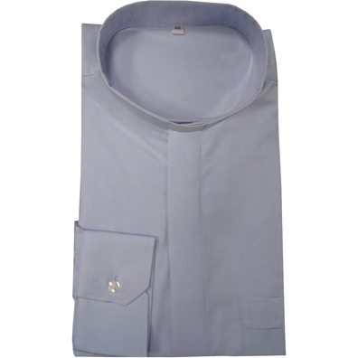 Catholic priest collar shirt | Light blue L/S