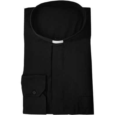 Catholic Church clergy shirts | Black color L/S