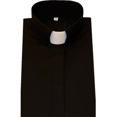 Tab clergy collar shirt | 100% cotton shirt