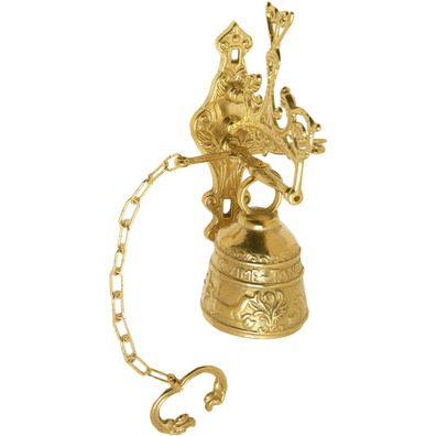 Monastery bell | Golden brass