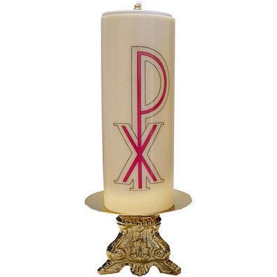 Altar chandelier - 8 cm paraffin candle.