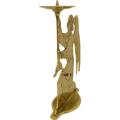 Angel Candle Holder | Golden Color Brass