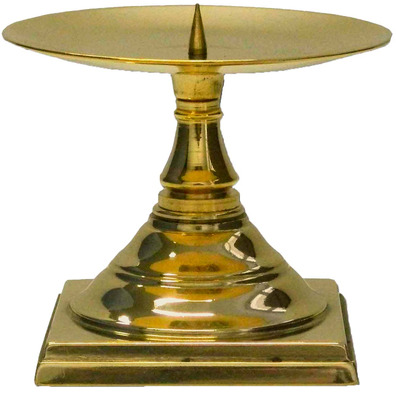 Candlestick for altar for wax candle