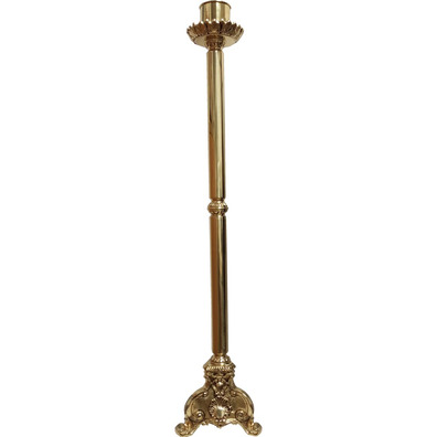 Bronze Catholic Church candlestick | 120 cm. high