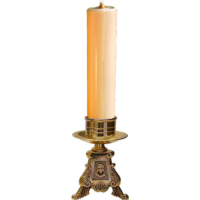 Altar candlestick - 5 cm paraffin candle.