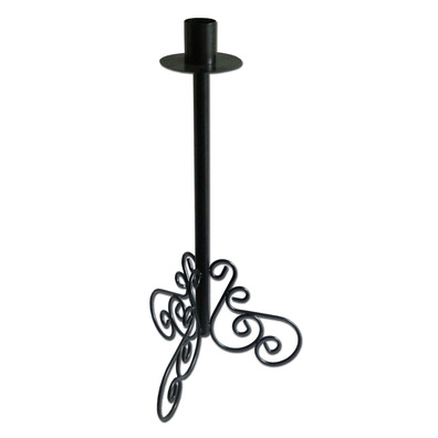 wrought iron candlestick