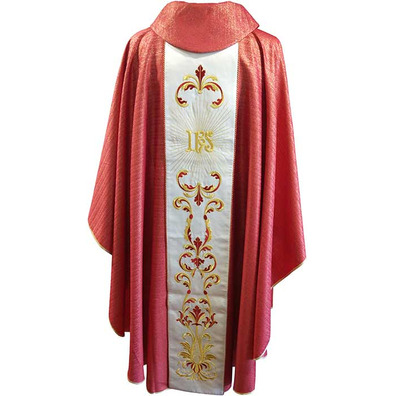 Merciful Christ embroidered chasuble