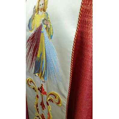 Merciful Christ embroidered chasuble